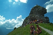 Da SCHILPARIO salita al PASSO DI CORNA BUSA e al PIZZO CAMINO il 9 luglio 2011